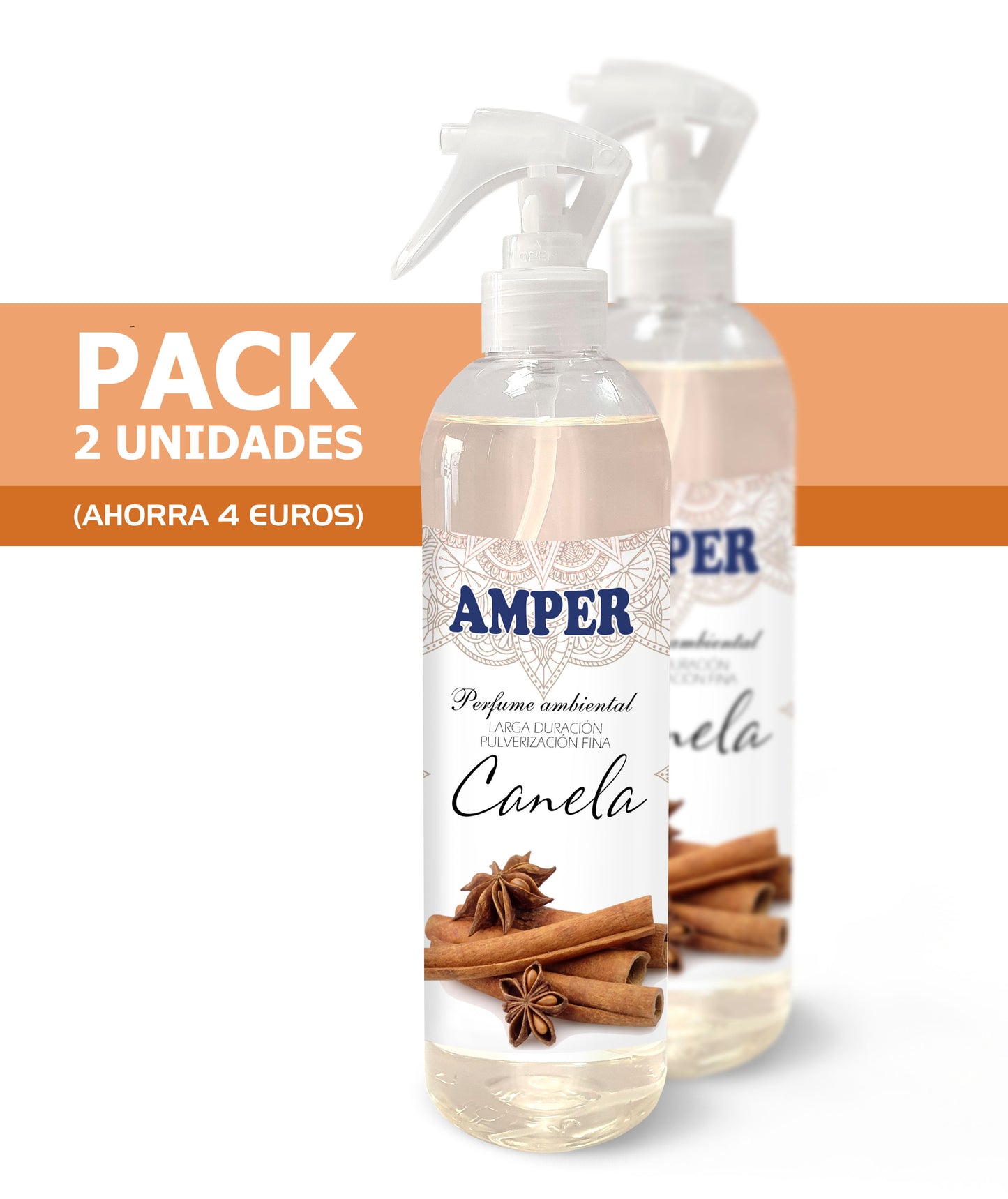Humidificador con Pack de 2 Recambios de Ambientador – 250 ml cada uno