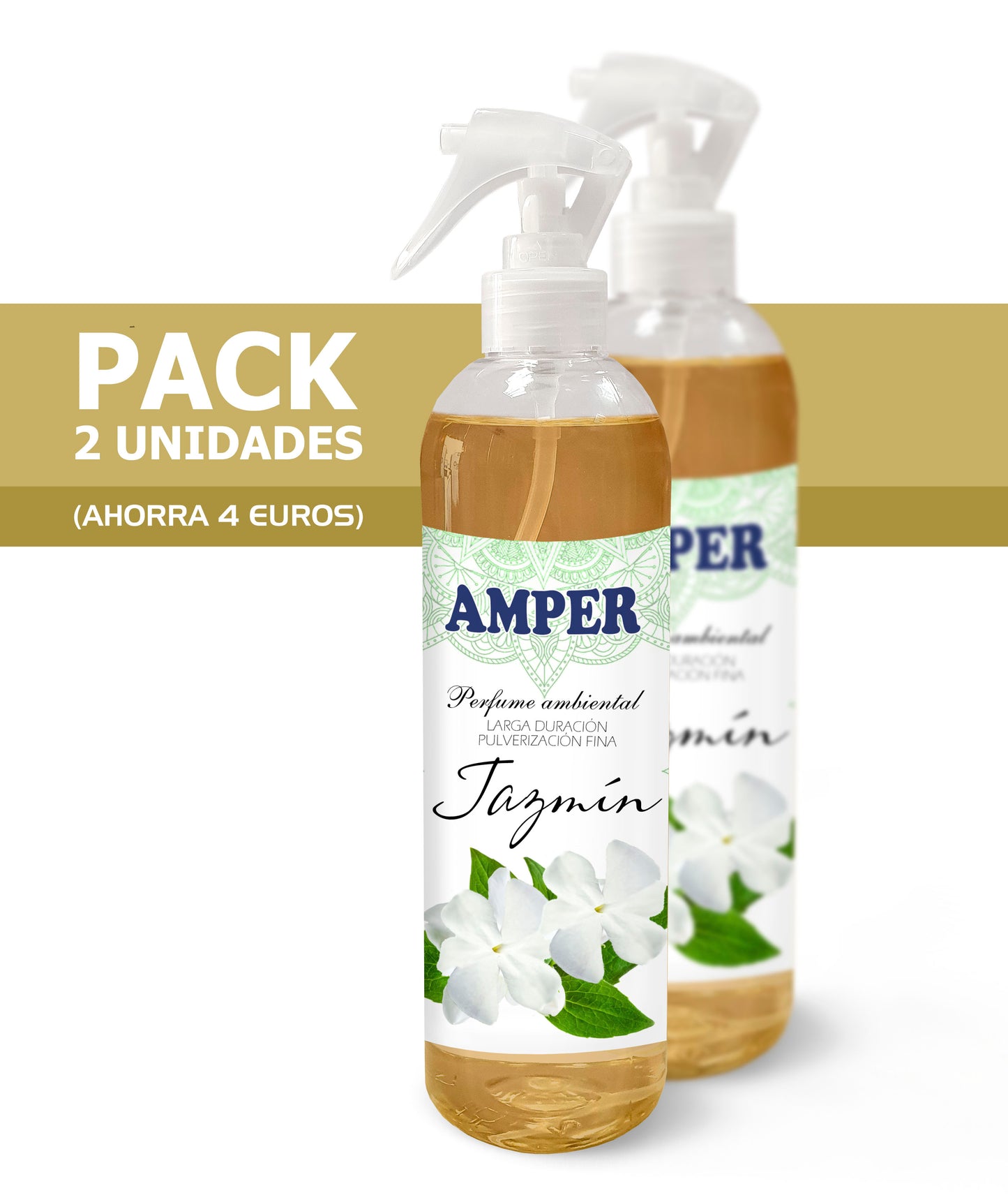 Humidificador con Pack de 2 Recambios de Ambientador – 250 ml cada uno