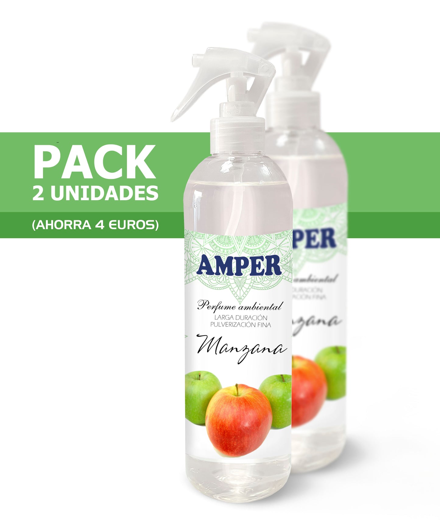 Humidificador con Pack de 2 Recambios de Ambientador – 250 ml cada uno