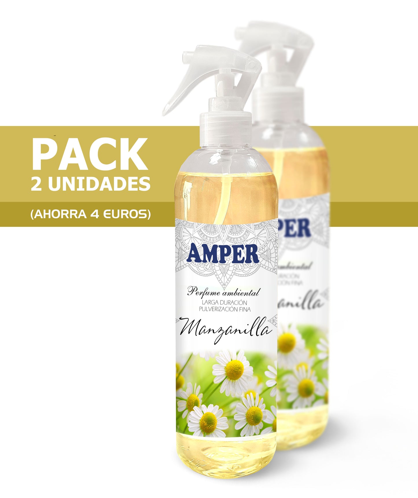 Humidificador con Pack de 2 Recambios de Ambientador – 250 ml cada uno