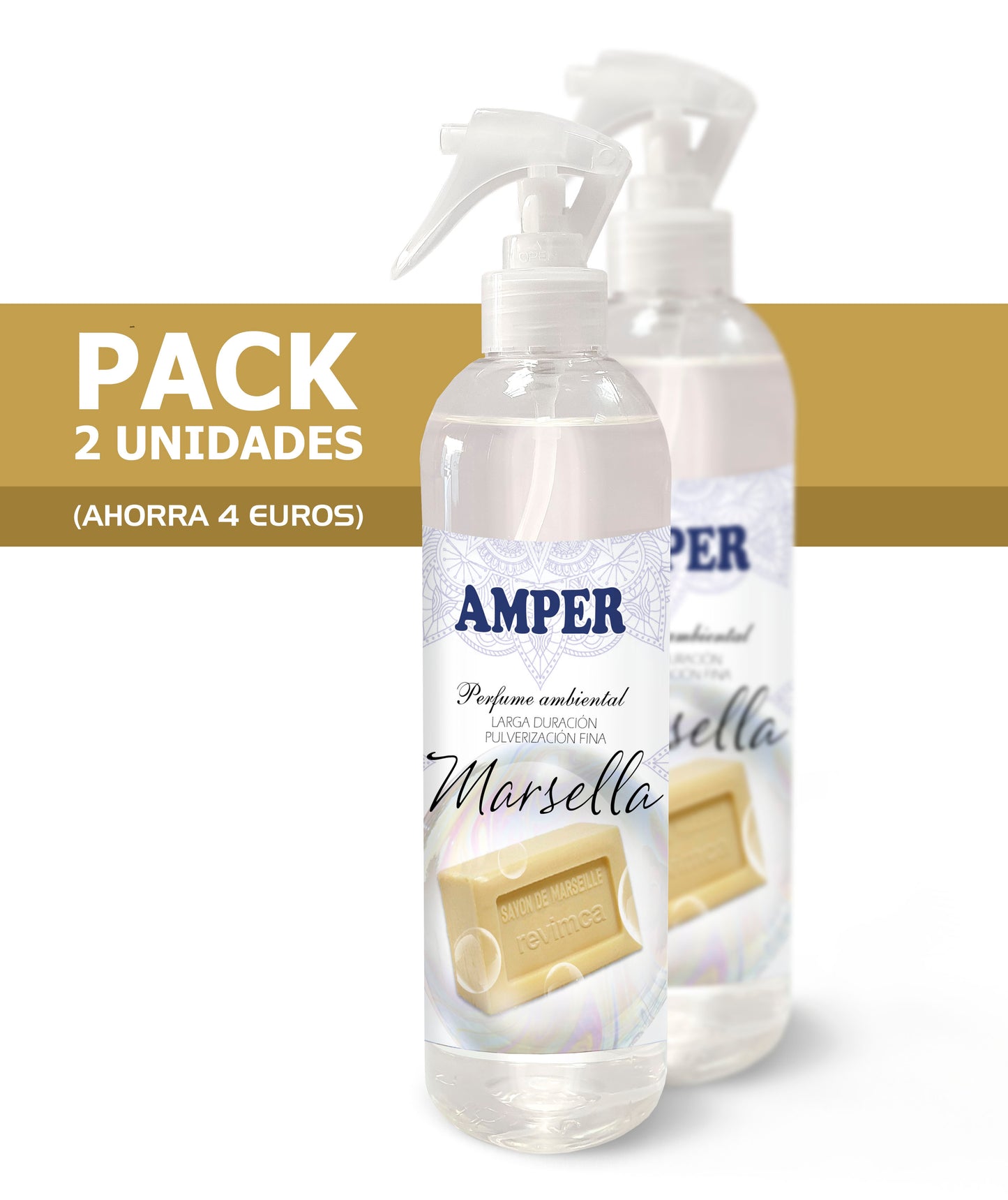 Humidificador con Pack de 2 Recambios de Ambientador – 250 ml cada uno