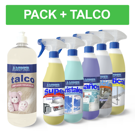 Caja de productos de limpieza profesional - Pack OFERTA 6 productos de ahorro