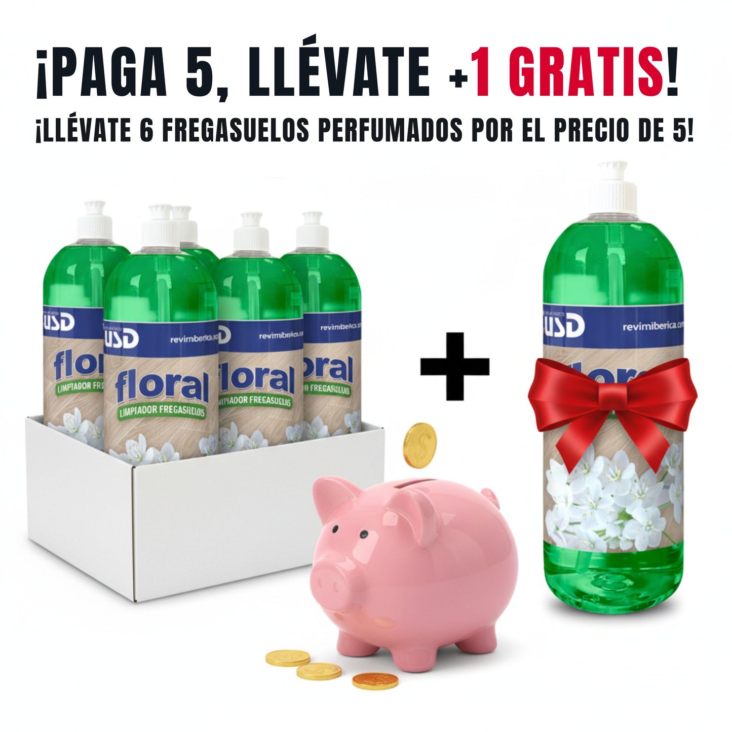 Limpiador de suelos con aromas concentrados AMPER – Limpieza brillante y aroma duradero