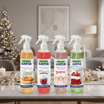 Pack de ambientadores AMPER de Navidad con 4 aromas festivos edición limitada
