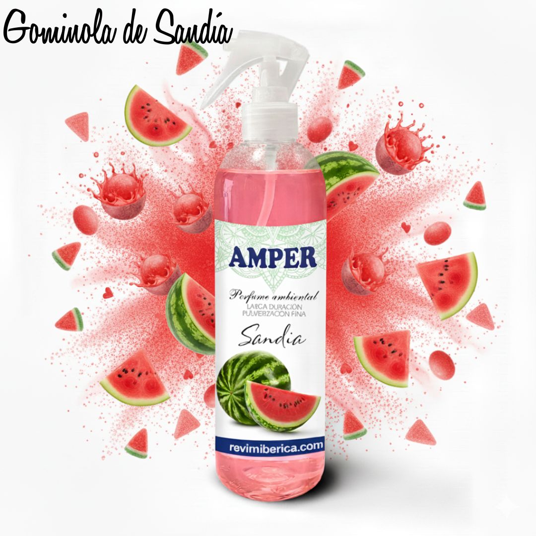 Pack de ambientadores CHUCHES AMPER con aromas de piruleta, sandía, melón y algodón