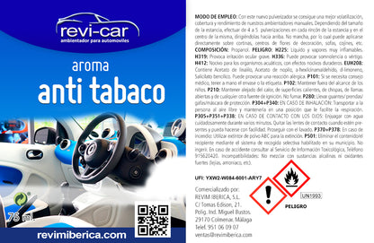 REVICAR - Ambientador y eliminadores de malos olores en coches. Formato para coches.
