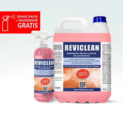 REVICLEAN. Detergente desincrustante de Pavimentos