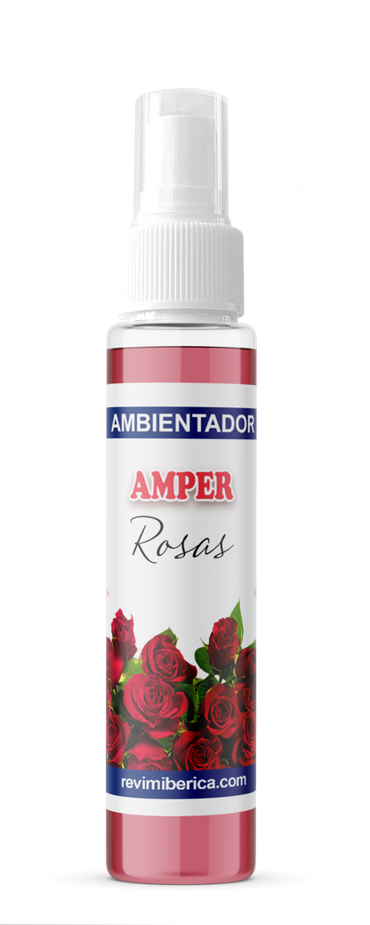 Ambientador de Rosas Rojas AMPER | Aroma de agua de rosas, elegante y relajante para tu hogar