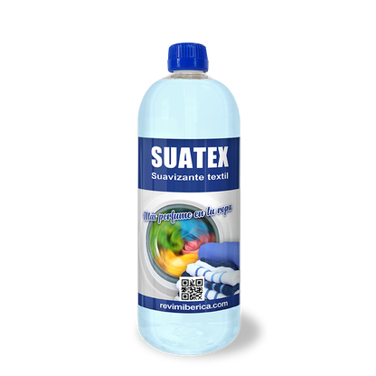 SUATEX. Suavizante textil profesional ideal para todo tipo de prendas incluso delicadas, a mano o a máquina.