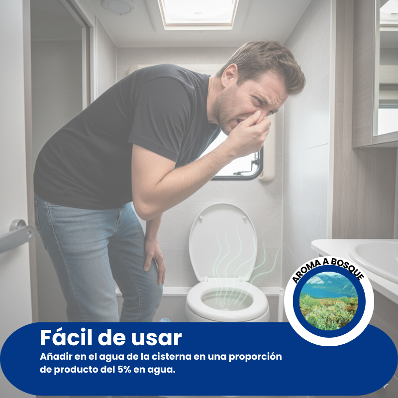 Limpiador de Cisternas para Autocaravanas | Elimina Olores y Limpia Fácil. SUPRO WC CARAVANAS