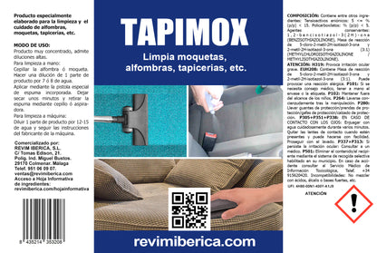 TAPIMOX. Limpia tapicerías, moquetas, alfombras para coches.