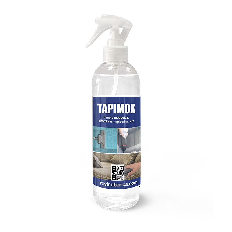 TAPIMOX - Limpia tapicerías, moquetas, alfombras para coches- Eliminador de suciedad en tejidos y techos