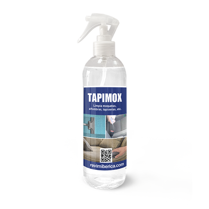TAPIMOX - Limpia tapicerías, moquetas, alfombras para coches- Eliminador de suciedad en tejidos y techos