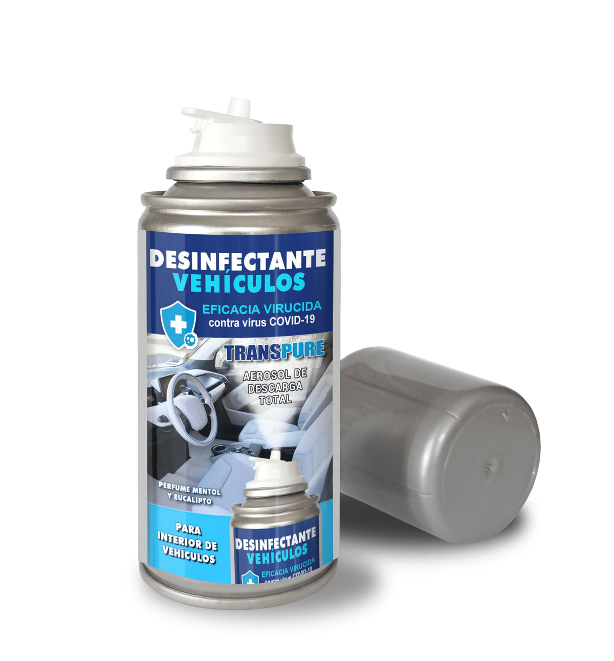 Desinfectante para coche Transpure aerosol de descarga total 100 ml