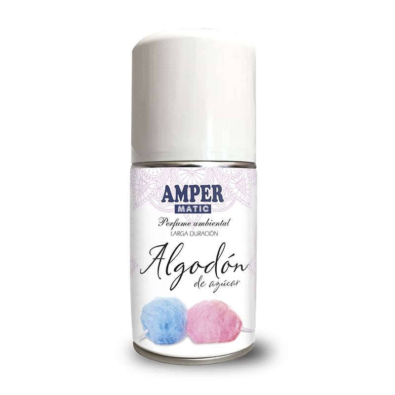 Ambientador en aerosol AMPER MATIC aroma Algodón de Azúcar de 250 ml para difusor automático