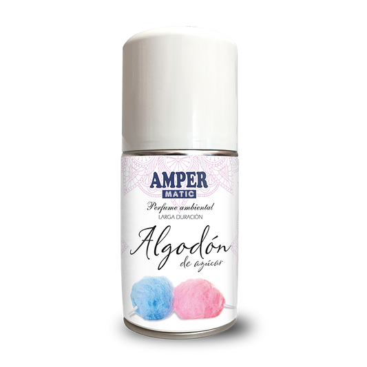 Ambientador en aerosol AMPER MATIC aroma Algodón de Azúcar de 250 ml para difusor automático