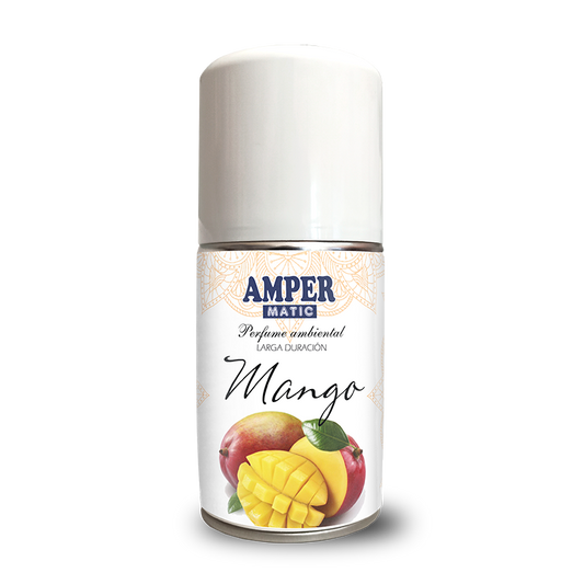 Ambientador en aerosol AMPER MATIC aroma Mango de 250 ml para difusor automático