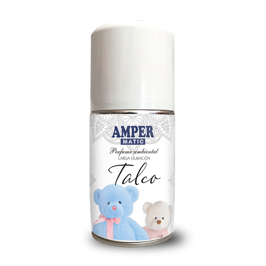 Ambientador en aerosol AMPER MATIC aroma Talco de 250 ml para difusor automático