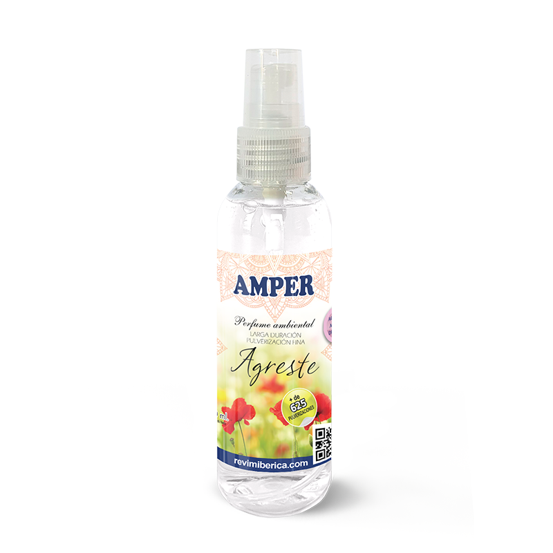Ambientador Agreste con aroma floral de flores silvestres, limpio y natural de AMPER
