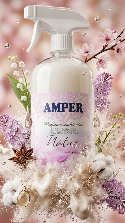 Ambientador NATUR | Aroma de Hierba Verde, Cítricos y Almizcle Blanco 🌿