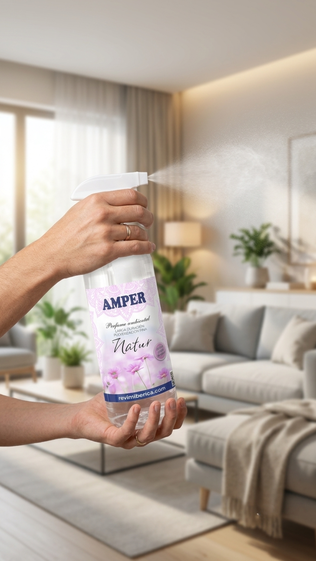 Ambientador NATUR | Aroma de Hierba Verde, Cítricos y Almizcle Blanco 🌿