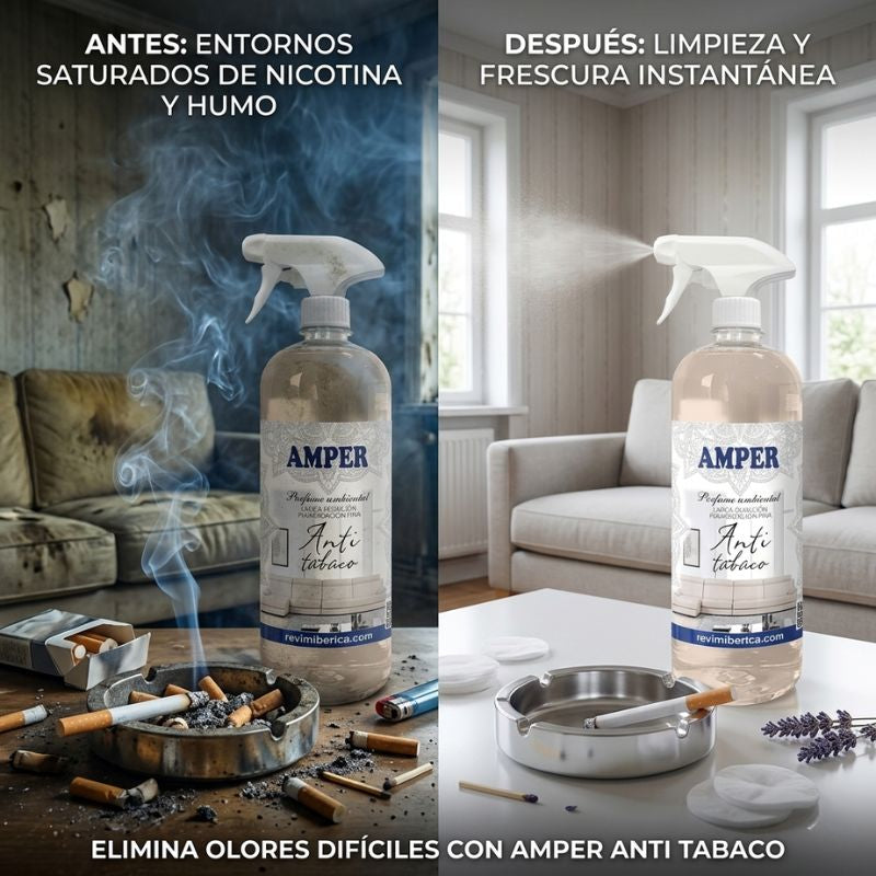 anti tabaco en spray para combatir los malos olores en casa de fumadores antes y despues 