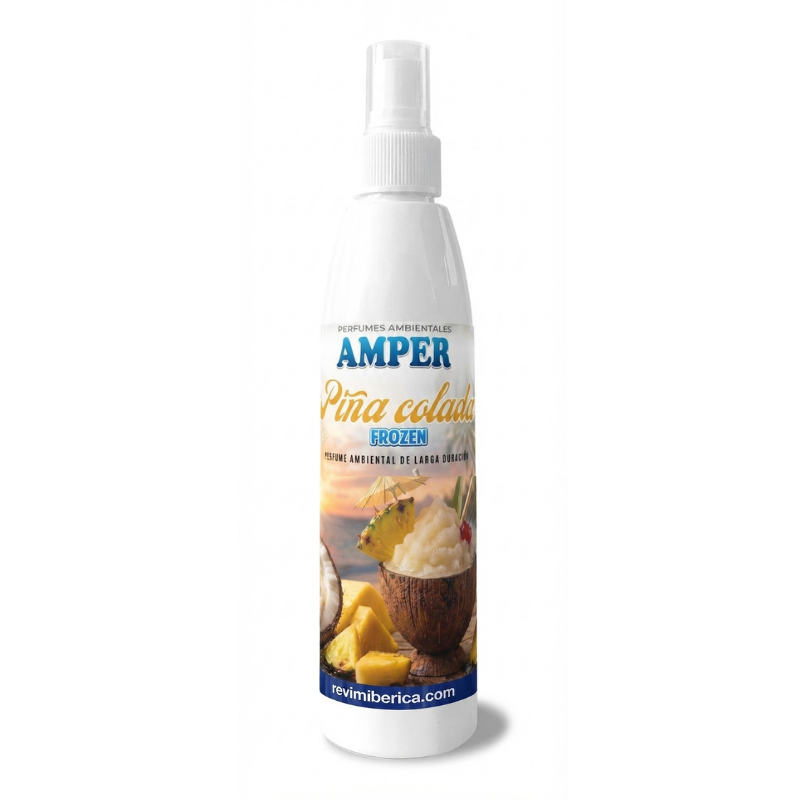 Ambientador en spray cpn aroma a piña colada realista, elaborado en españa, de alta duración