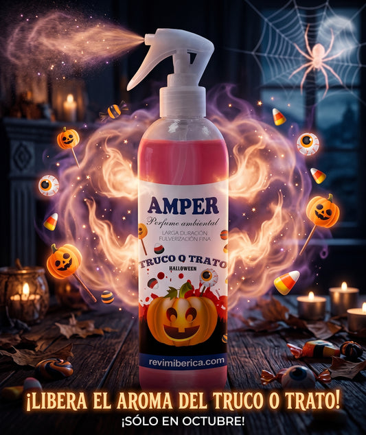 Ambientador de Halloween “Truco o Trato” – Aroma dulce a caramelos de cereza, edición limitada