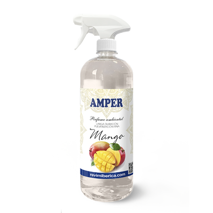 Aromatiza con el dulzor del mango tropical. Un ambientador de verano ideal para hogares, clínicas, colegios y espacios que buscan frescura y energía. Aroma frutal duradero.

