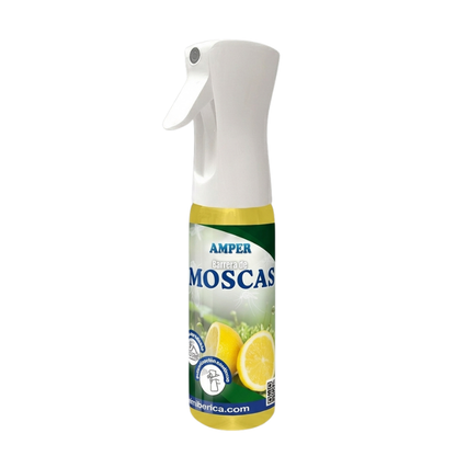 Ambientador Barrera de Moscas y Mosquitos Aroma Limón con Pulverizador Flairosol Original | Bruma Continua y Frescura Duradera