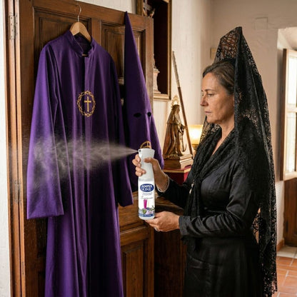 Pack Incienso Semana Santa – 1 litro de Friegasuelo con aroma de incienso + Ambientador de 300ML Tejidos de incienso | Aroma duradero