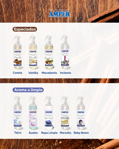 Ambientador de manzana Caramelizada AMPER – Aroma de invierno dulce y envolvente - EDICIÓN LIMITADA INVIERNO