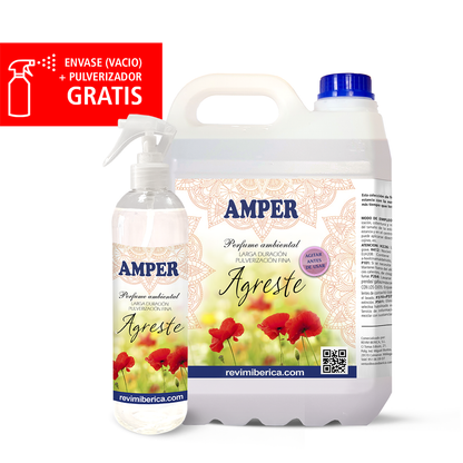 Ambientador Agreste con aroma floral de flores silvestres, limpio y natural de AMPER

