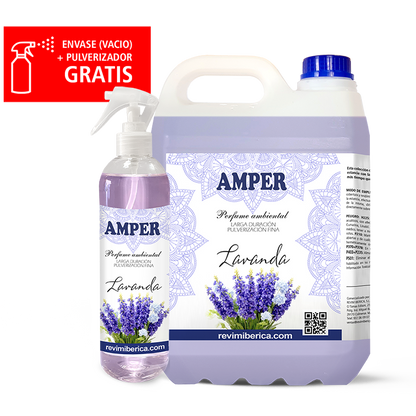 Ambientador de Lavanda AMPER | Relajante natural para hospitales, centros educativos y espacios terapéuticos