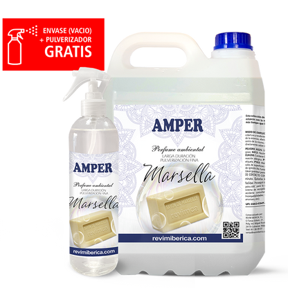 Ambientador Aroma Jabón Marsella | Perfume Ambiental Profesional con Efecto Limpieza Total