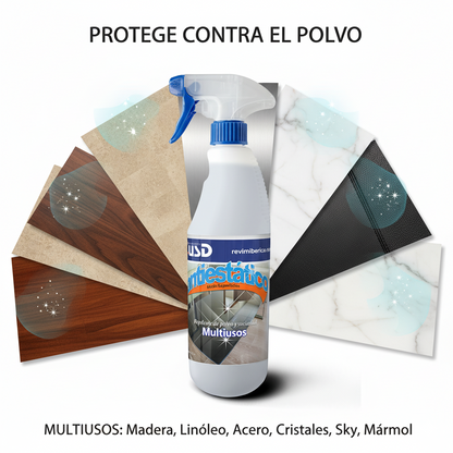 Limpiador Antiestático Multisuperficies – Captapolvo y antipolvo AMPER