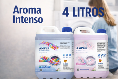 Pack Lavandería DUO: Detergente Ropa Color MEIBEL + Suavizante SUATEX Aroma Intenso