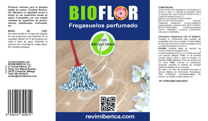 BIOFLOR. Fregasuelos perfumado con Bioalcohol