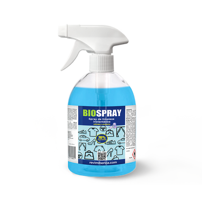  BIO SPRAY, el limpiador multiusos profesional con bioalcohol. Limpia todo tipo de superficies y tejidos sin dejar marcas. Secado rápido, sin aclarado.

 BIO SPRAY, el limpiador multiusos profesional con bioalcohol. Limpia todo tipo de superficies y tejidos sin dejar marcas. Secado rápido, sin aclarado.

