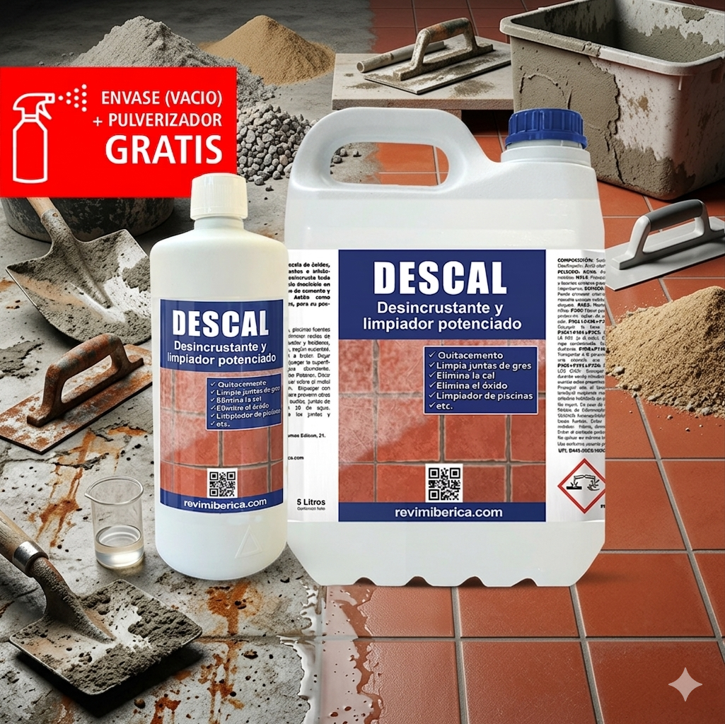 DESCAL | Desincrustante de Manchas | Quitacemento y Lechada