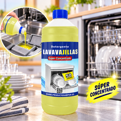 Detergente lavavajillas SUPERCONCENTRADO para máquinas automáticas