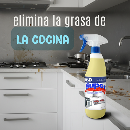 Desengrasante al uso super poderoso, KINGRAS 25 % – Limpieza profunda y quitamanchas potente