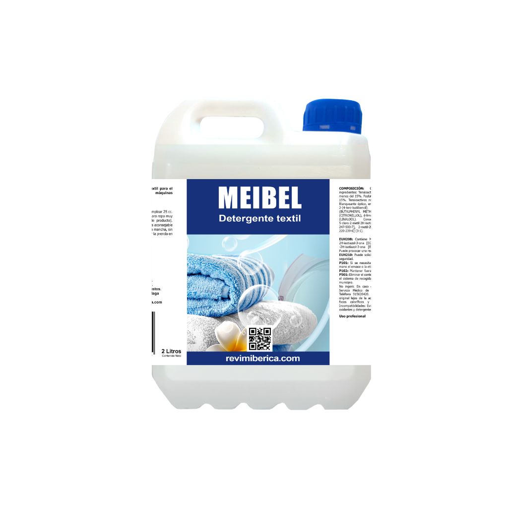 Pack Lavandería Dúo MEIBEL 2L + 2L | Detergente Líquido y Suavizante Profesional para Ropa Limpia y Suave