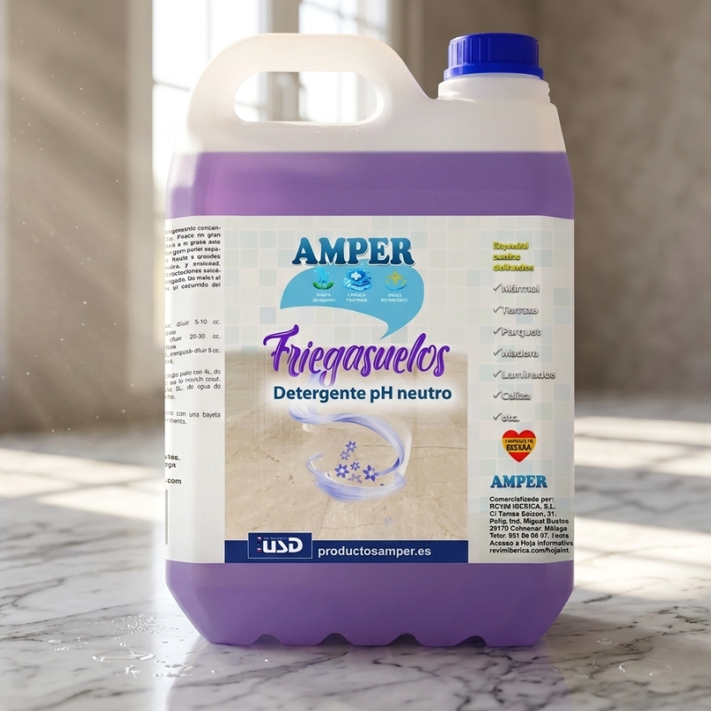 Friegasuelos pH neutro aroma fresa para suelos delicados TROWEN AMPER