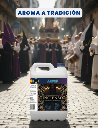 Fregasuelos Aroma a INCIENSO Semana Santa– Tradición Andaluza | Fabricado en Málaga