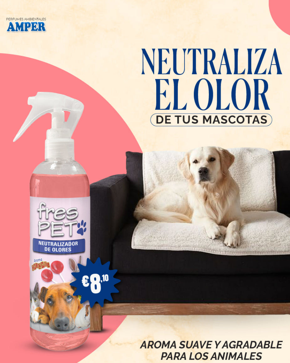 Pack limpieza para mascotas – 4 PRODUCTOS para control de olores y orina en perros y gatos