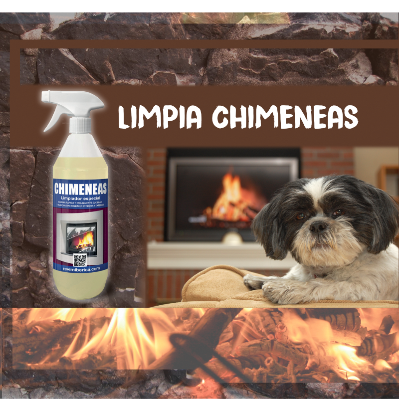 limpiador de chimeneas para barbacoas, y entornos donde hay mascotas 
