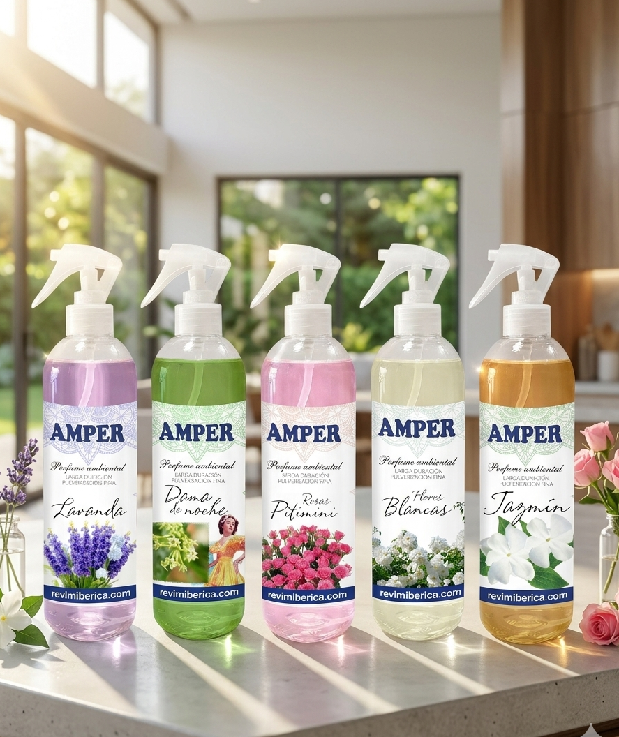 ambientador concentrado de lavanda, dama de noche, rosas pitimini, flores blancas y jazmín