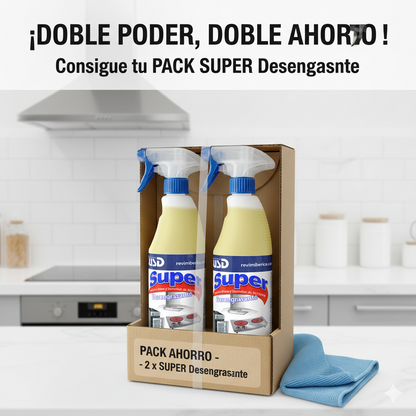 Desengrasante al uso super poderoso – Limpieza profunda y quitamanchas potente