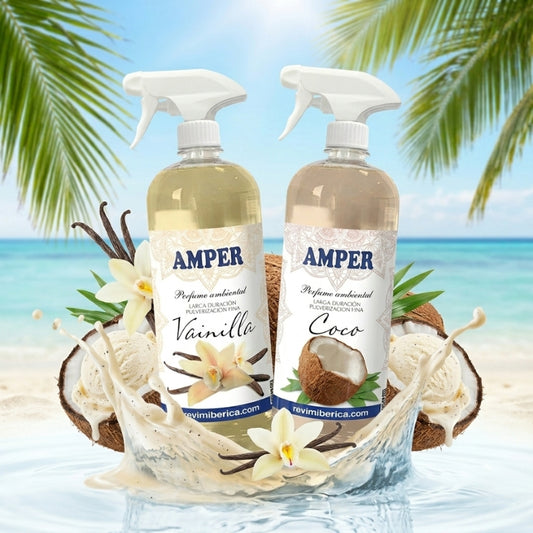 Pack Ambientadores Verano Coco + Vainilla 2L – Aromas Profesionales, Dulces y Tropicales